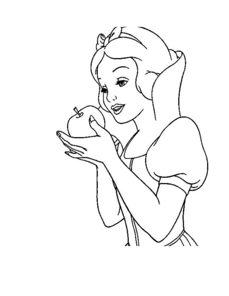 Белоснежка чб