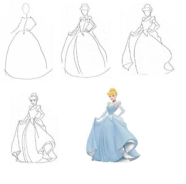 Золушка рисунок