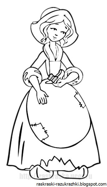 Золушка пошаговое рисование