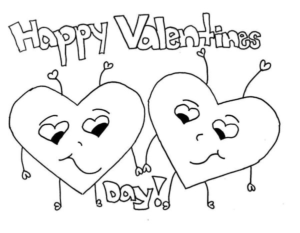 Раскраски на день Святого Валентина