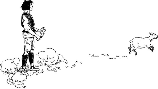 Пастух рисунок для детей