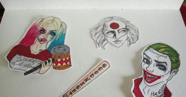 Харли Квинн для срисовки