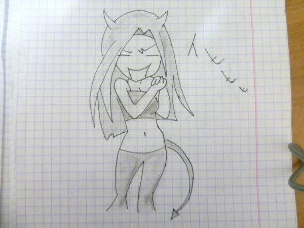 Рисунки аниме лист легкие