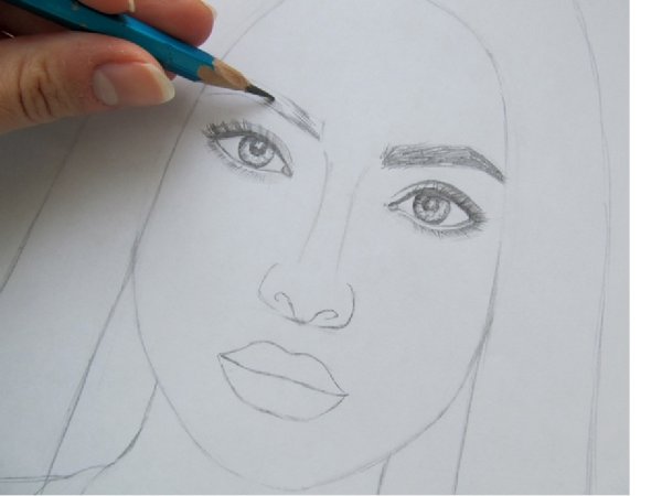 Красивые рисунки людей для начинающих