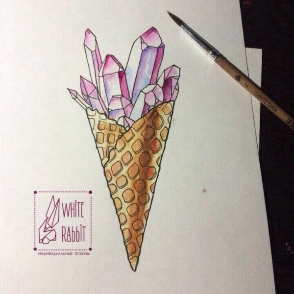 Рисунки для скетчбука цветные легкие