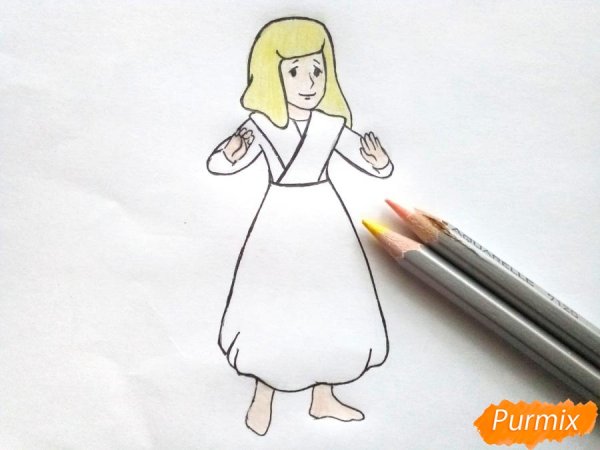 Герда рисунок для срисовки