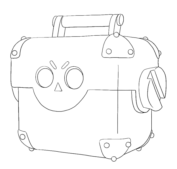 БРАВЛ старс раскраска Мэг