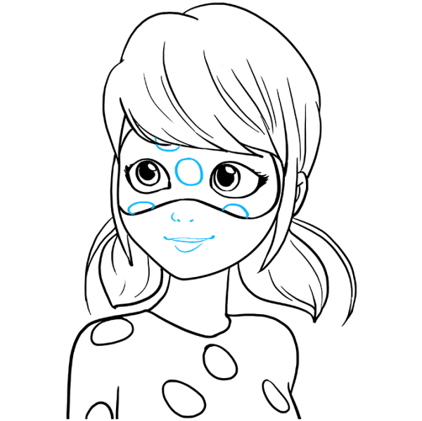 Раскраска леди баг