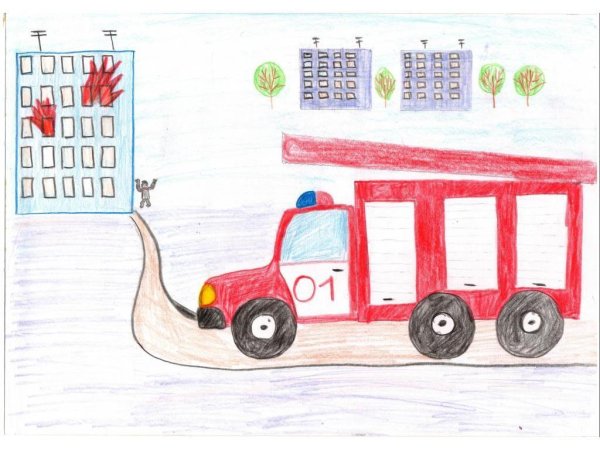 Как нарисовать пожарника поэтапно легко