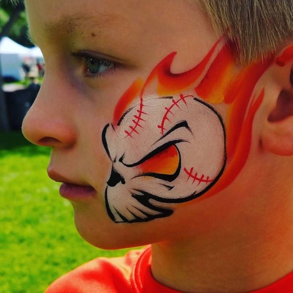 Аквагрим для мальчиков простые