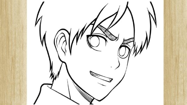 Раскраска атака титанов Эрен