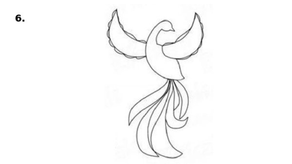 Сказочная птица рисование в подготовительной группе