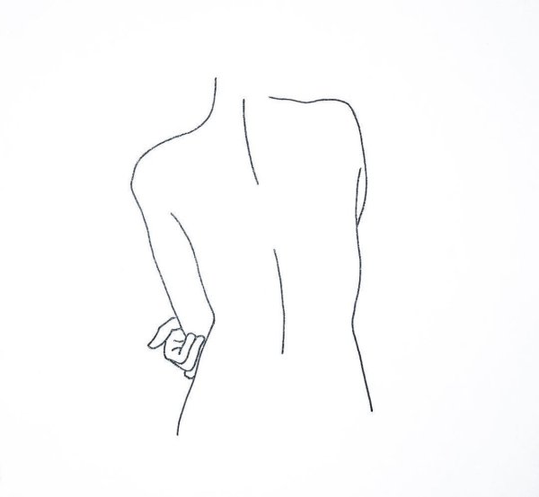 Спина контур