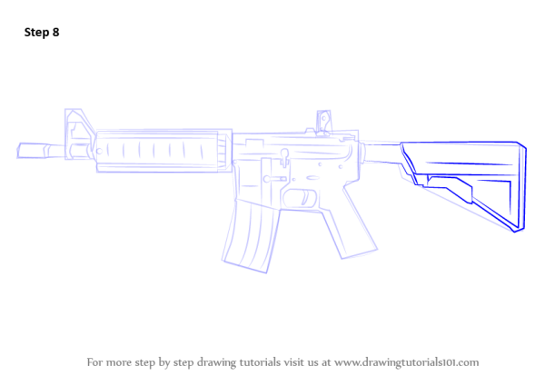 М416 автомат чертеж