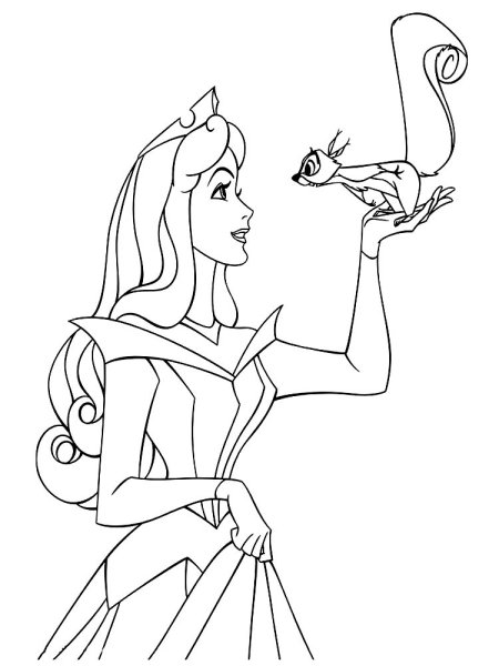 Рисунок спящей красавицы