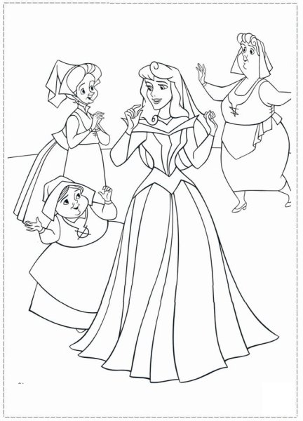 Иллюстрация на тему спящая Царевна