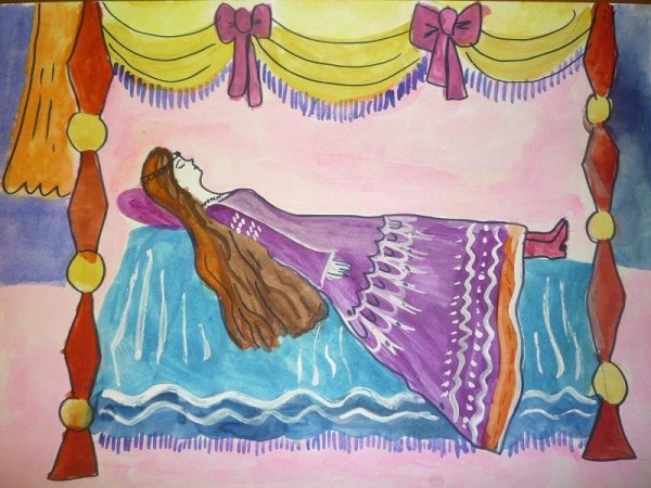 Ш Перро спящая красавица раскраска