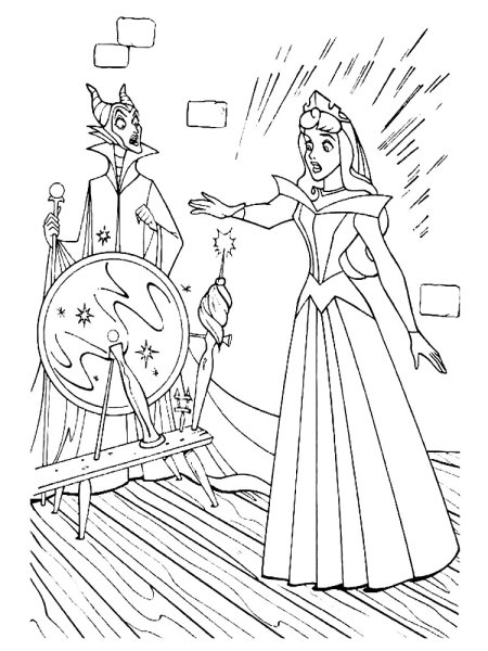 Спящая красавица рисунок