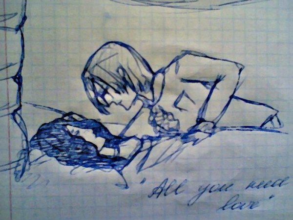 Рисунки ручкой про любовь