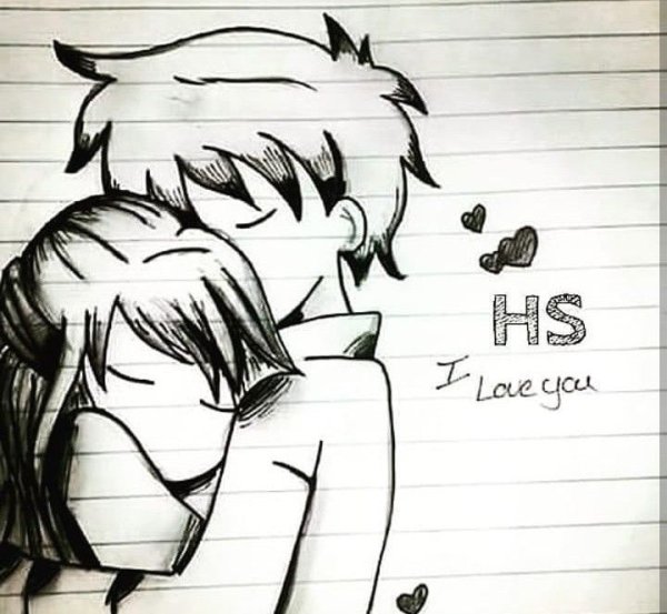Рисунки ручкой про любовь