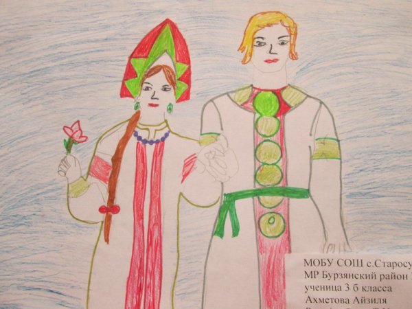 Рисунок Марья Моревна лёгкий