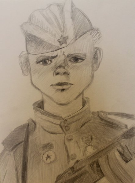 Сын полка рисунок