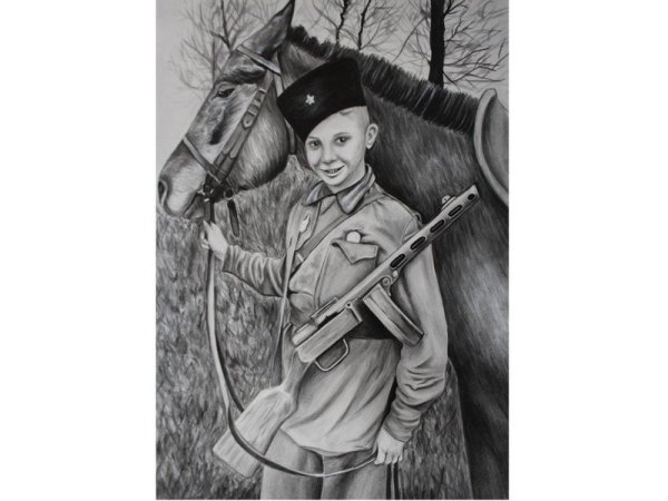 Иллюстрация к рассказу сын полка