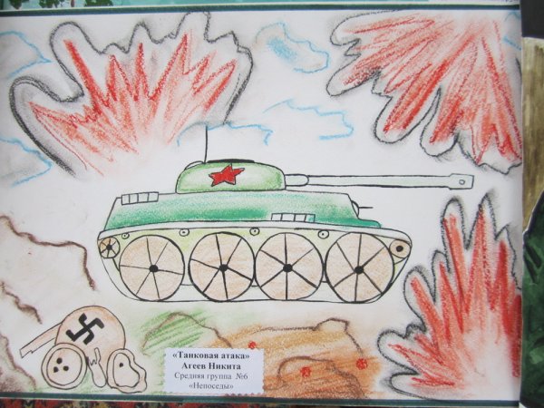 Рисунки на военную тему