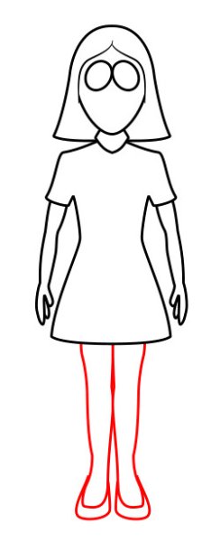 Мама и дочка рисунок карандашом