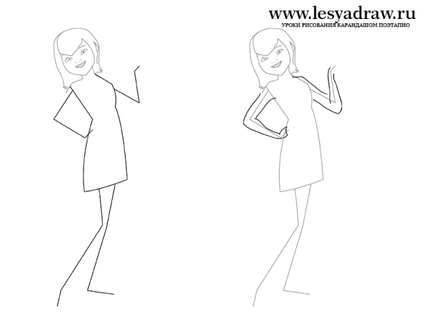 Рисунок моя семья карандашом