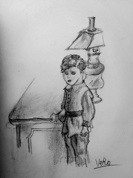 Рисунок к рассказу в дурном обществе