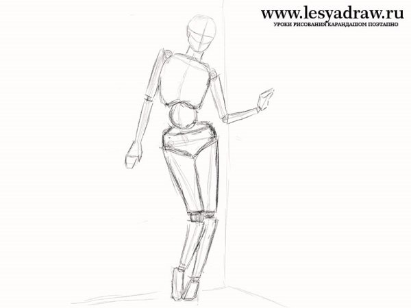 Рисунок человека поэтапно для начинающих