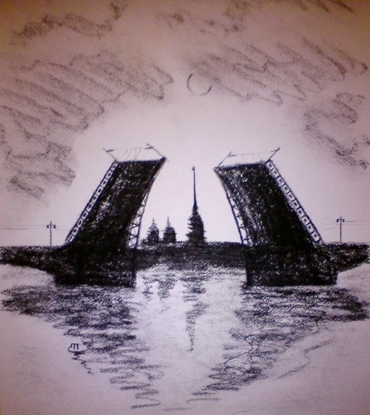 Петербург карандашом