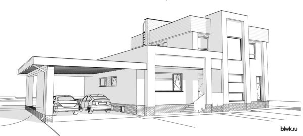 Эскиз проекта здания