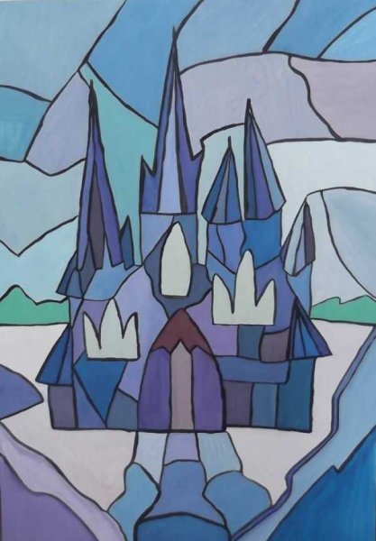 Замок снежной королевы изумрудный город