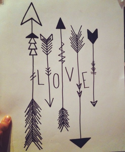 Легкие рисунки для скетчбука