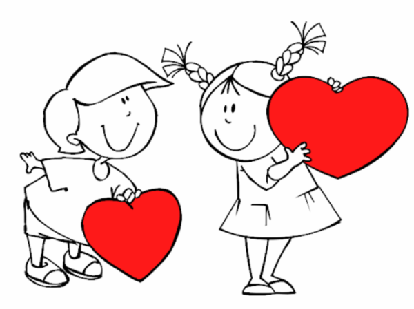 Рисунки на день влюбленных для срисовки