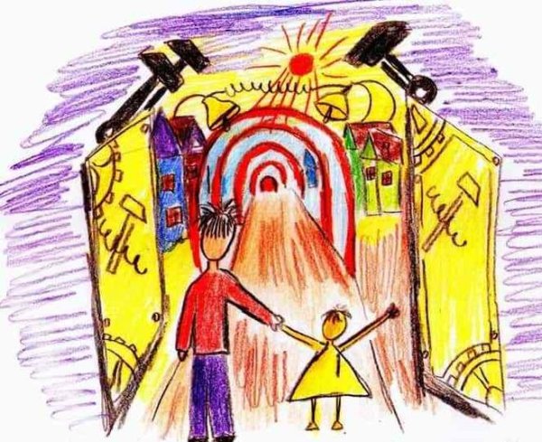 Одоевский городок в табакерке рисунки детей