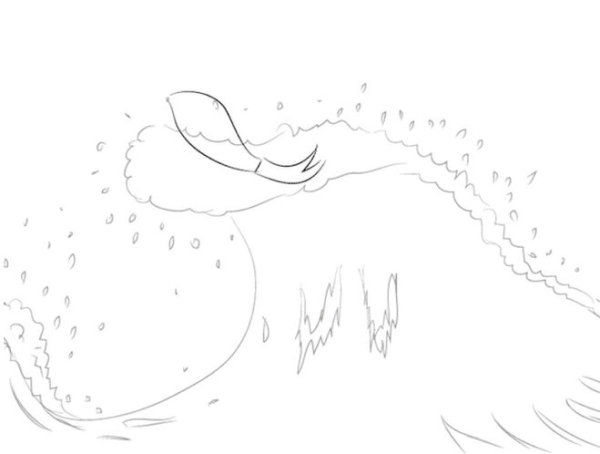 Сказка о рыбаке и рыбке рисунок карандашом