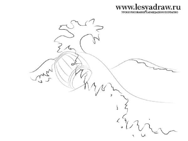 Рисунок о царе Салтане карандашом