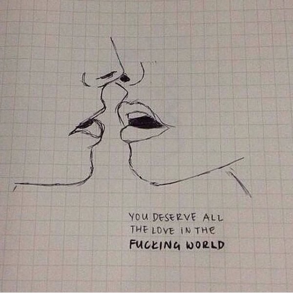 Рисунки ручкой легкие для срисовки грустные