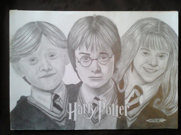 Гарри Поттер и его друзья нарисоновые