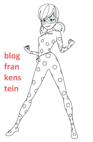 Леди баг рисунок для срисовки легкие