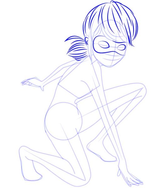 Леди баг срисовать