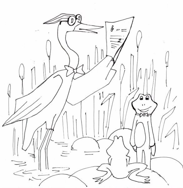 Гауф Калиф Аист раскраска