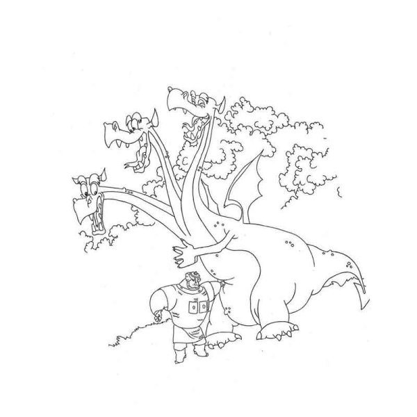 Рисование змея Горыныча