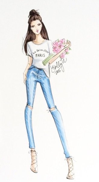 Рисунки одежды