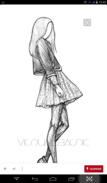 Рисунок человека в полный рост карандашом