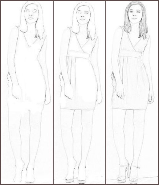 Наброски человека карандашом для начинающих