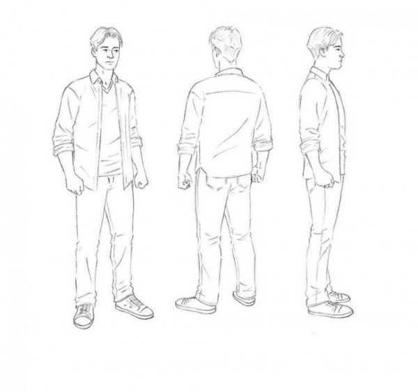 Фигура человека стоя